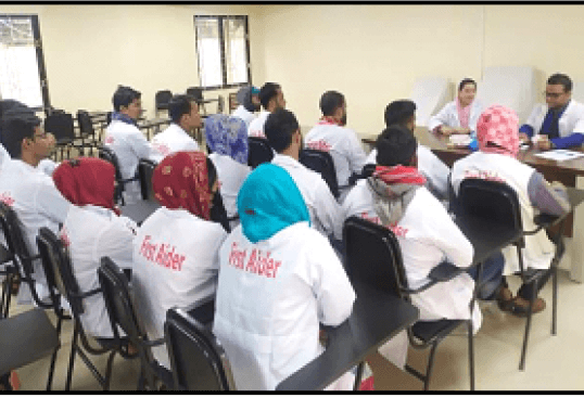 Training Center – During ‘First Aid’ Training